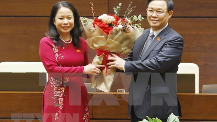 Vo Thi Anh Xuan elected Vice State President